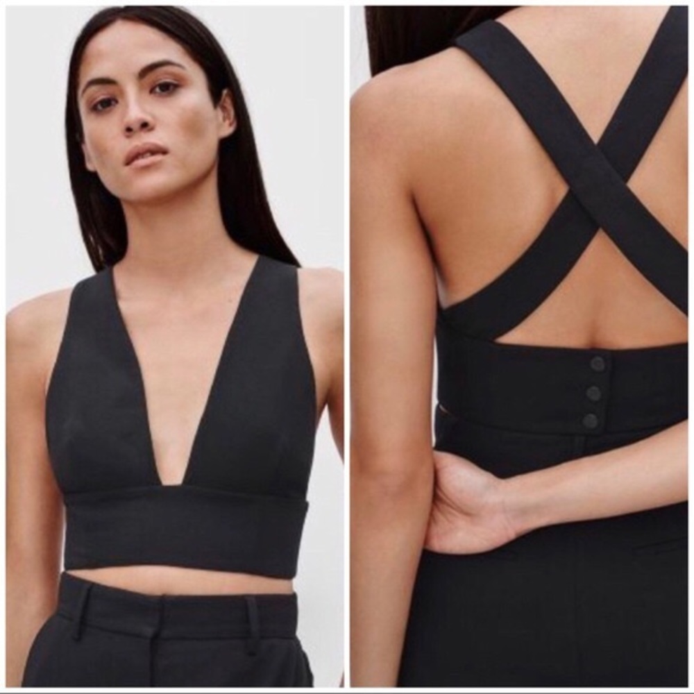 Wilfred Maroon Gerland Crop Top